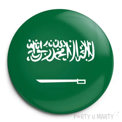 dekoracja do szkoly jezykowej magnes z flaga arabia saudyjska prezent na dzien jezykow obcych