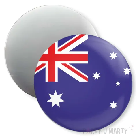 dekoracja do szkoly jezykowej magnes z flaga australia prezent na dzien jezykow obcych 5 6 cm