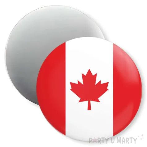 dekoracja do szkoly jezykowej magnes z flaga kanada prezent na dzien jezykow obcych 5 6 cm
