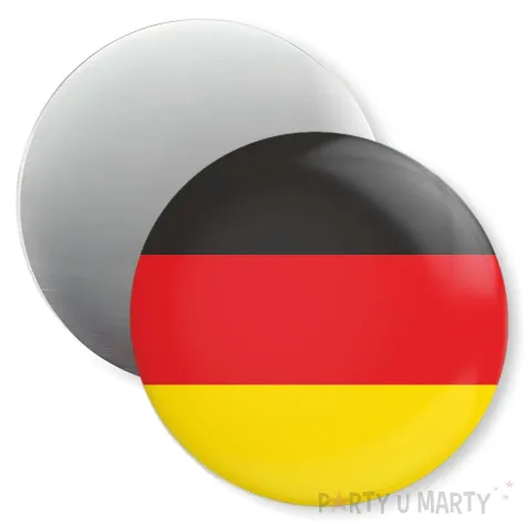 dekoracja do szkoly jezykowej magnes z flaga niemcy prezent na dzien jezykow obcych 5 6 cm