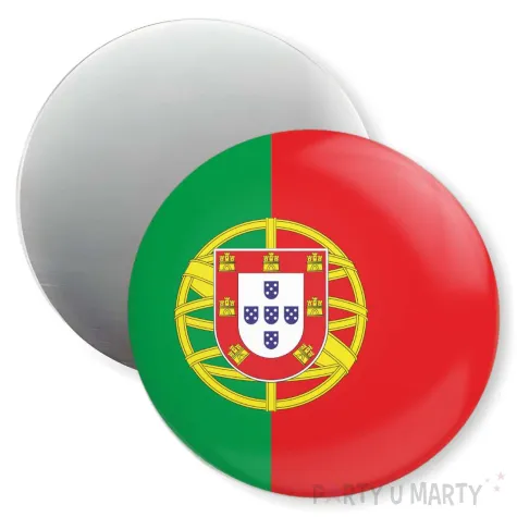 dekoracja do szkoly jezykowej magnes z flaga portugalia prezent na dzien jezykow obcych 5 6 cm