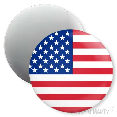 dekoracja do szkoly jezykowej magnes z flaga usa prezent na dzien jezykow obcych 5 6 cm