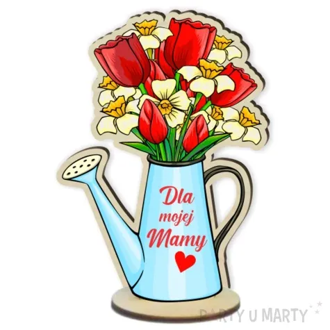 dekoracja drewniana 3d dzien matki dla mojej mamy 14 cm