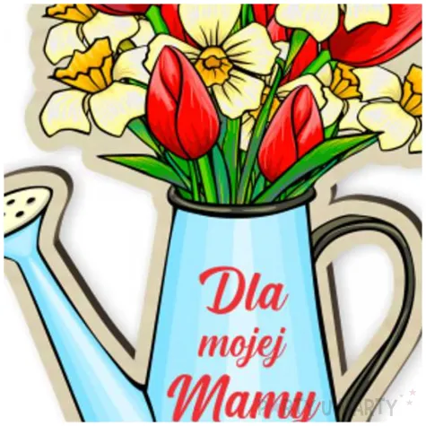 dekoracja drewniana 3d dzien matki dla mojej mamy 14 cm