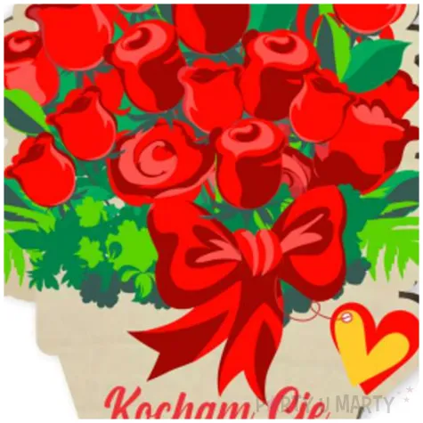 dekoracja drewniana 3d dzien matki kocham cie mamo 14 cm