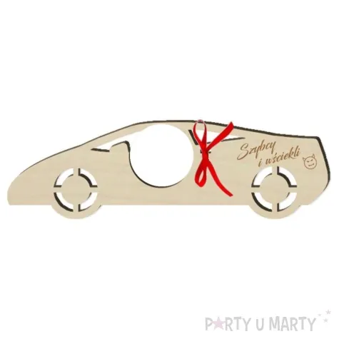 dekoracja drewniana auto na lizak szybcy i wsciekli 15 cm