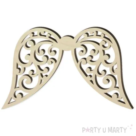 dekoracja drewniana dekor skrzydla wrozki l 15 cm