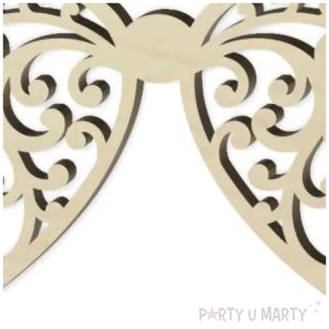 dekoracja drewniana dekor skrzydla wrozki l 15 cm