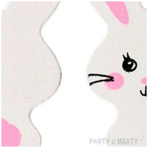 dekoracja drewniana wielkanoc kroliczek drewno titanum 4 szt