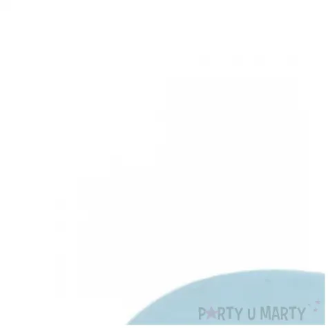 dekoracja drewniana zajac siedzacy niebieski arpex 7 x 10 cm