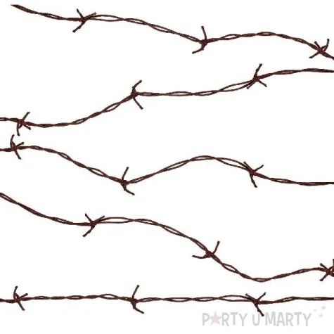 dekoracja drut kolczasty braz widmann 210 cm
