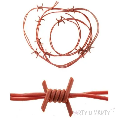 dekoracja drut kolczasty funny fashion 240 cm