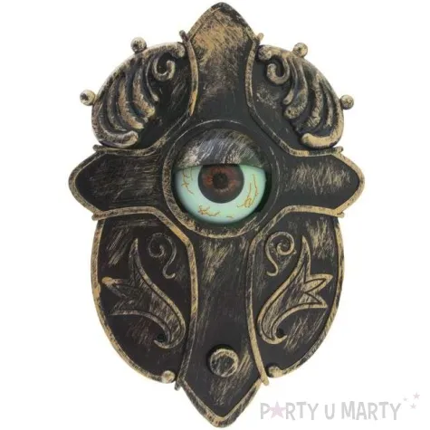 dekoracja dzwonek do drzwi z nawiedzonym okiem funny fashion
