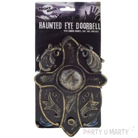dekoracja dzwonek do drzwi z nawiedzonym okiem funny fashion