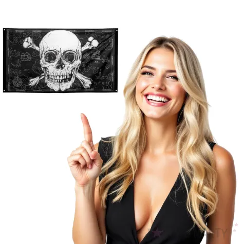 dekoracja flaga piracka boland 90 x 150 cm