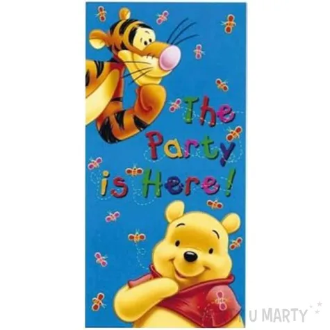 dekoracja foliowa kubus puchatek 70x160 cm