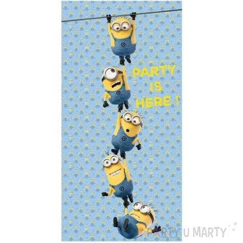dekoracja foliowa lovely minions 70x160 cm