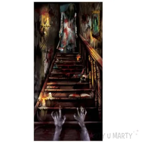 dekoracja foliowa nawiedzony dwor 85x165 cm