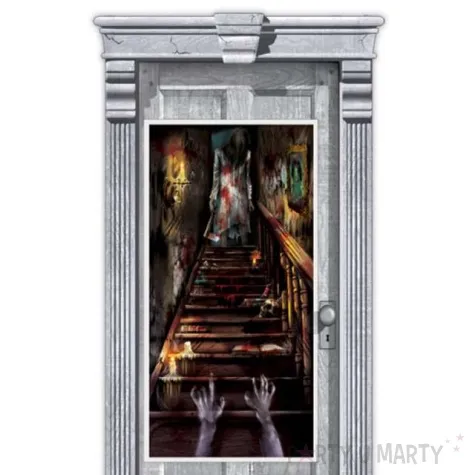 dekoracja foliowa nawiedzony dwor 85x165 cm
