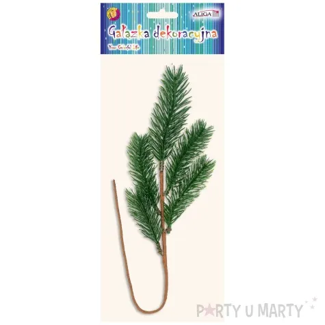 dekoracja galazka choinki sosna zielony aliga
