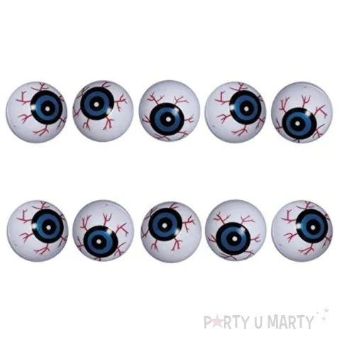 dekoracja galki oczne przekrwione amscan 10 szt