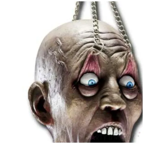 dekoracja glowa trupa carnival toys 45 cm