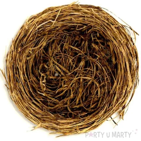 dekoracja gniazdko ze slomy naturalne aliga 7cm