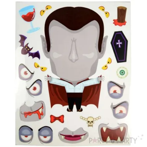 dekoracja halloween jak stworzyc wampira folia elektrostatyczna arpex