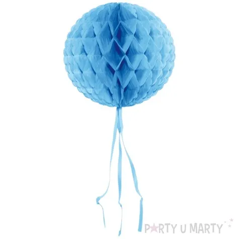 dekoracja honeycomb baby shower boy niebieski folat 30 cm