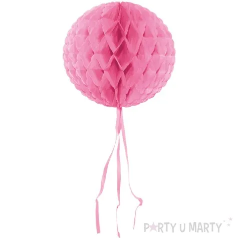 dekoracja honeycomb baby shower boy rozowy folat 30 cm