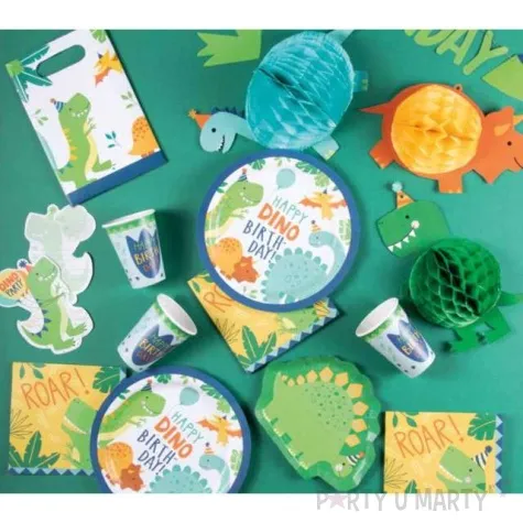 dekoracja honeycomb dinozaury amscan 27 7 cm 3 szt