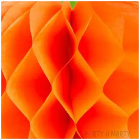 dekoracja honeycomb dynia pomaranczowa amscan 30 cm