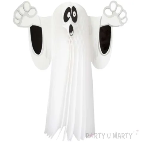 dekoracja honeycomb halloweenowy duch partypal 39 cm