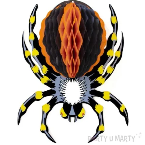 dekoracja honeycomb hallowenowy pajak partypal 25 cm