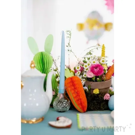 dekoracja honeycomb kroliczek zielony partydeco 30 cm