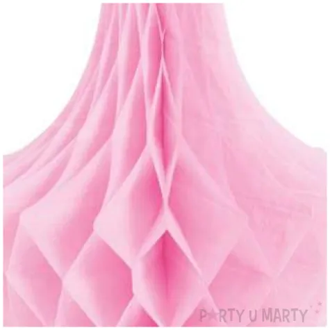 dekoracja honeycomb kropla rozowa unique 35 cm