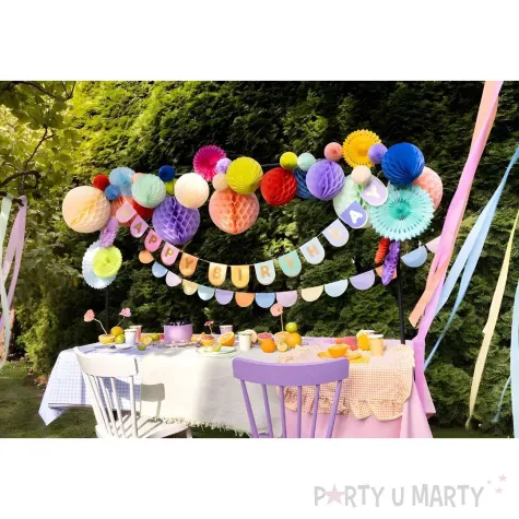 dekoracja honeycomb kula b kitny partydeco 10 cm