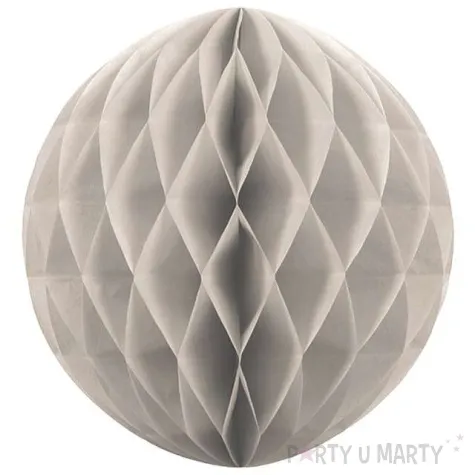 dekoracja honeycomb kula bezowa 10 cm