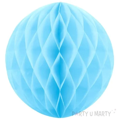 dekoracja honeycomb kula blekitna 10 cm
