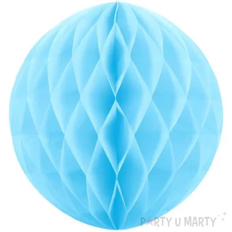 dekoracja honeycomb kula blekitna 20 cm