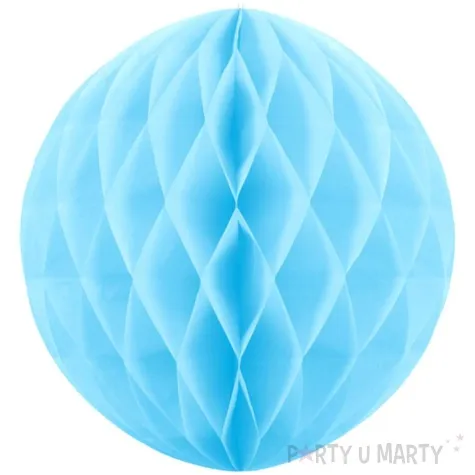 dekoracja honeycomb kula blekitna 40 cm