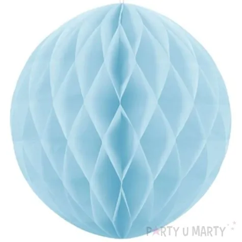 dekoracja honeycomb kula blekitny jasny 20 cm