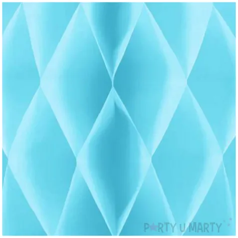 dekoracja honeycomb kula blekitny partypal 20 cm