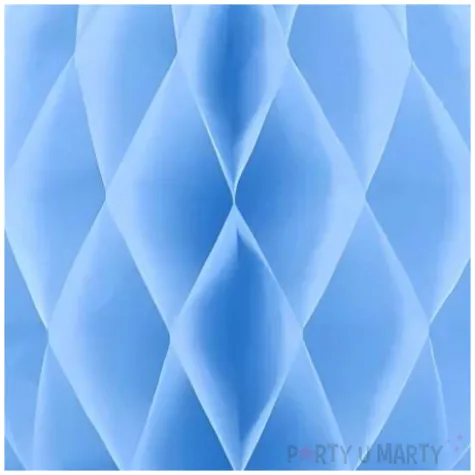 dekoracja honeycomb kula blekitny partypal 30 cm