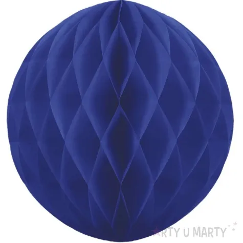 dekoracja honeycomb kula granatowy partypal 20 cm