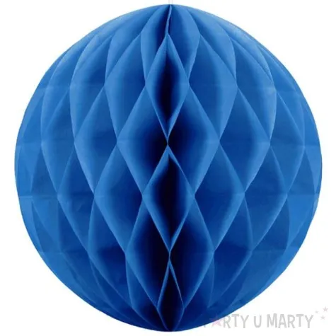 dekoracja honeycomb kula niebieski 20 cm