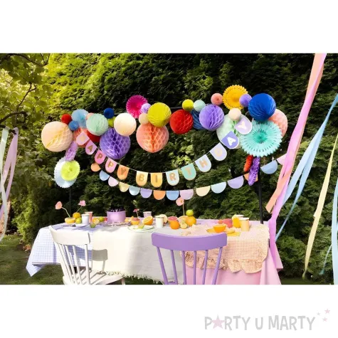 dekoracja honeycomb kula r owy z oty partypal 40 cm