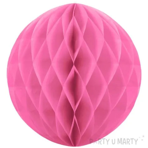 dekoracja honeycomb kula rozowa 40 cm