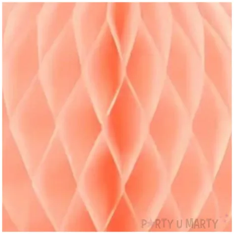 dekoracja honeycomb kula rozowy jasny partypal 30 cm