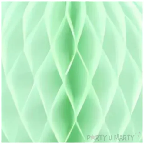 dekoracja honeycomb kula turkusowy partydeco 10 cm